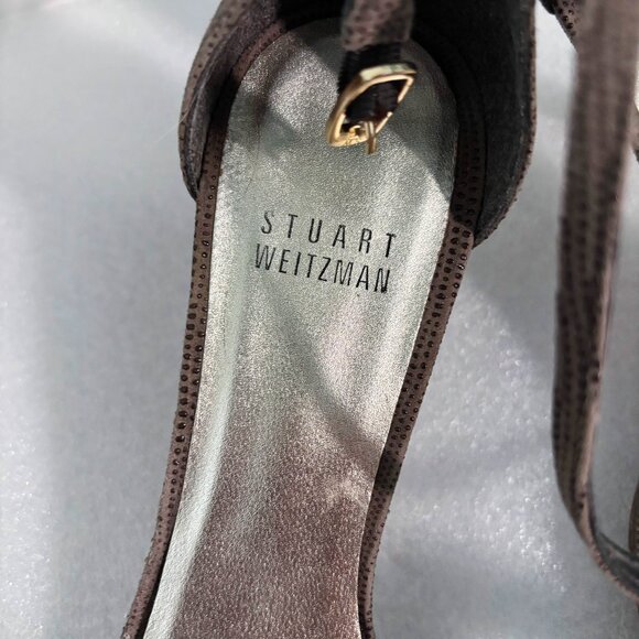 Stuart Weitzman Classic Lace-Up Sandals – Size 6 – Olive Green - Picture 1 of 8